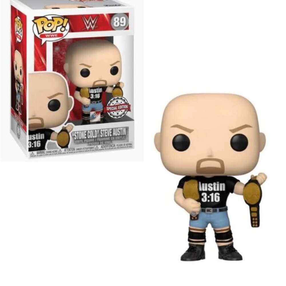 Stone Cold Steve Austin Justin 3:16‎ Funko Pop #89 WWE